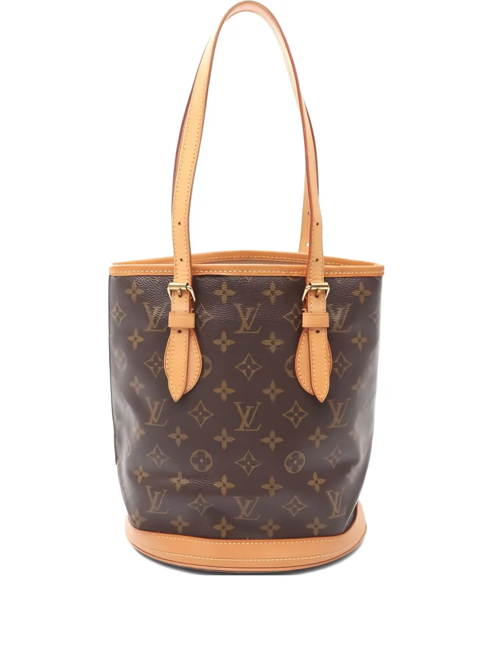 Pre-owned Louis Vuitton 2004 Bucket Pm Bucket Bag In Brown