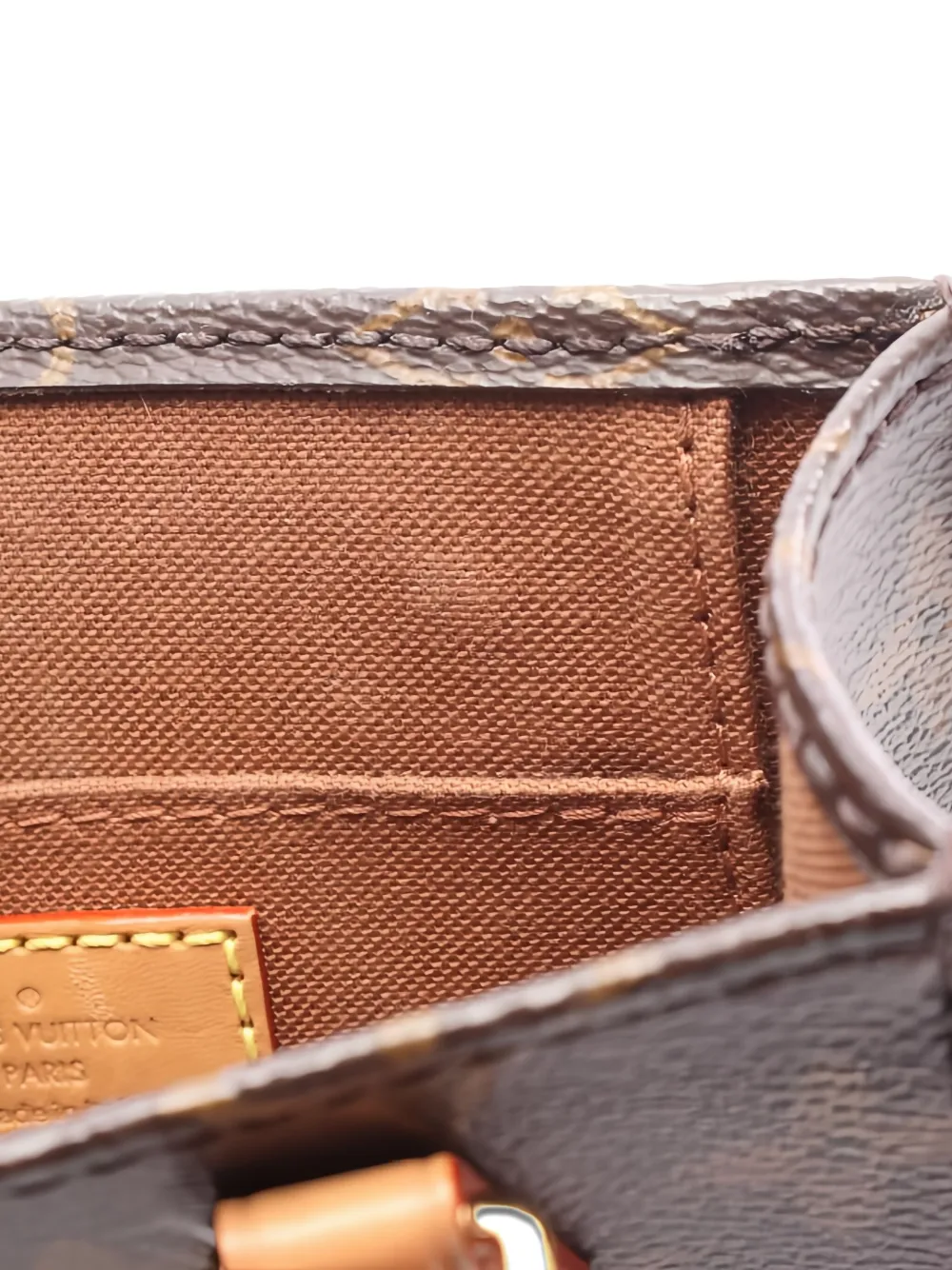 Pre-owned Louis Vuitton 2020 Petit Sac Plat Tote Bag In Brown