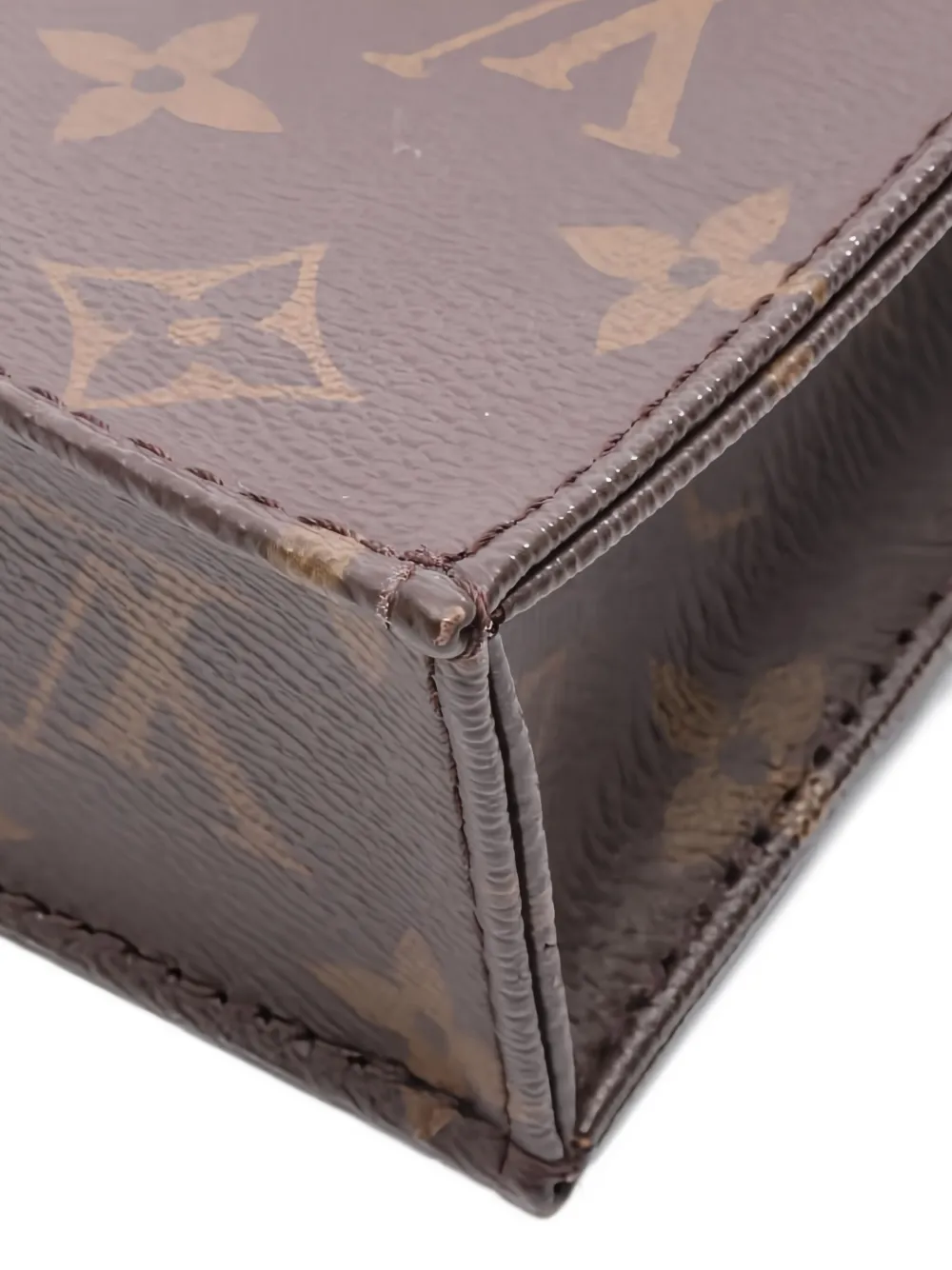 Pre-owned Louis Vuitton 2020 Petit Sac Plat Tote Bag In Brown