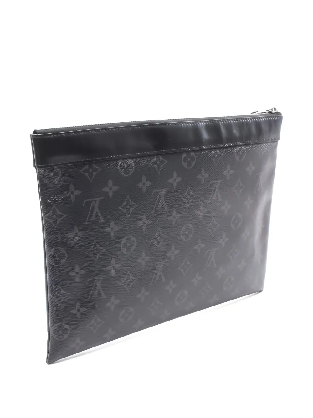 Pre-owned Louis Vuitton 2018 Discovery Monogram Clutch Bag In Black