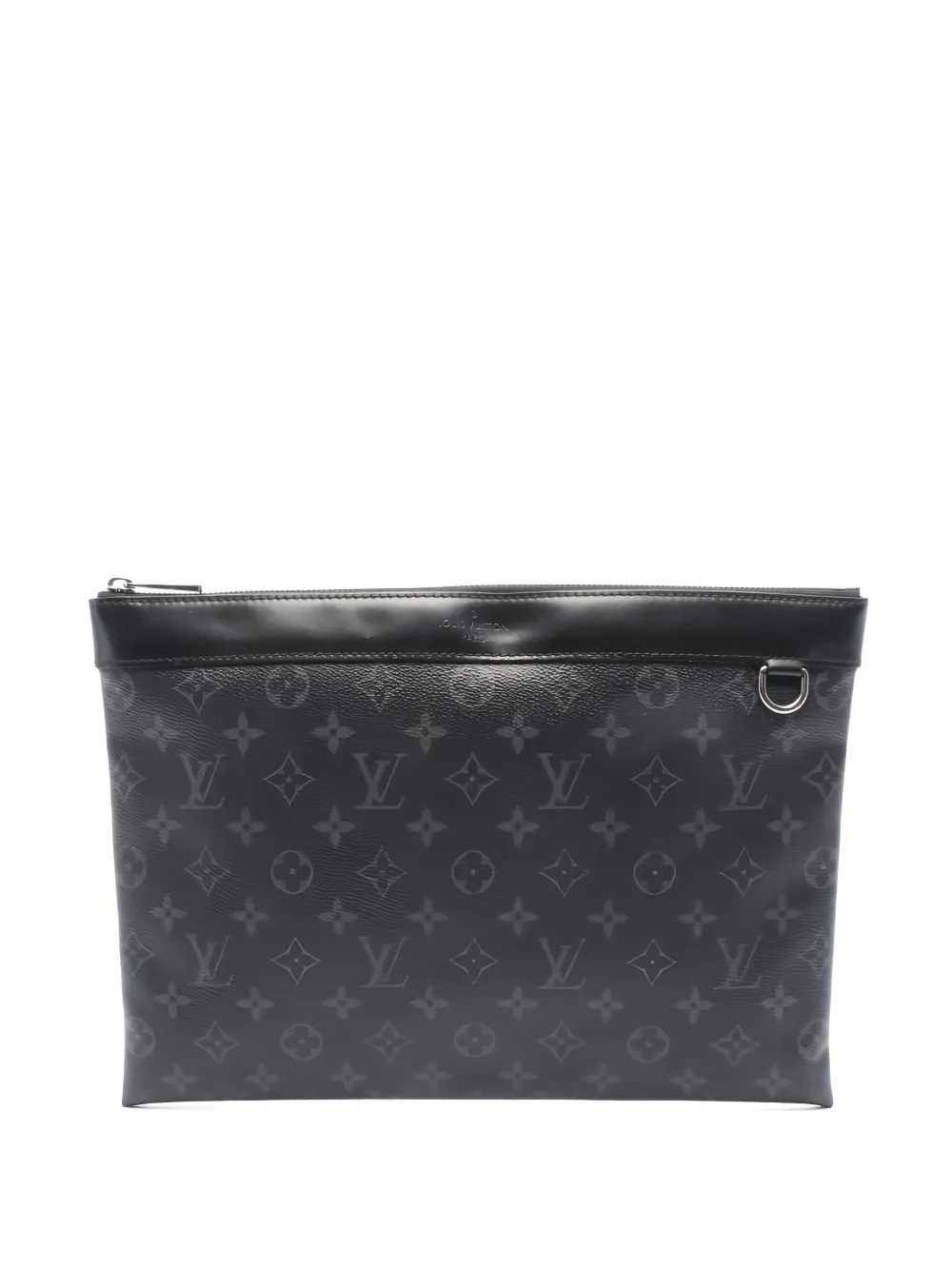 Pre-owned Louis Vuitton 2018 Discovery Monogram Clutch Bag In Black