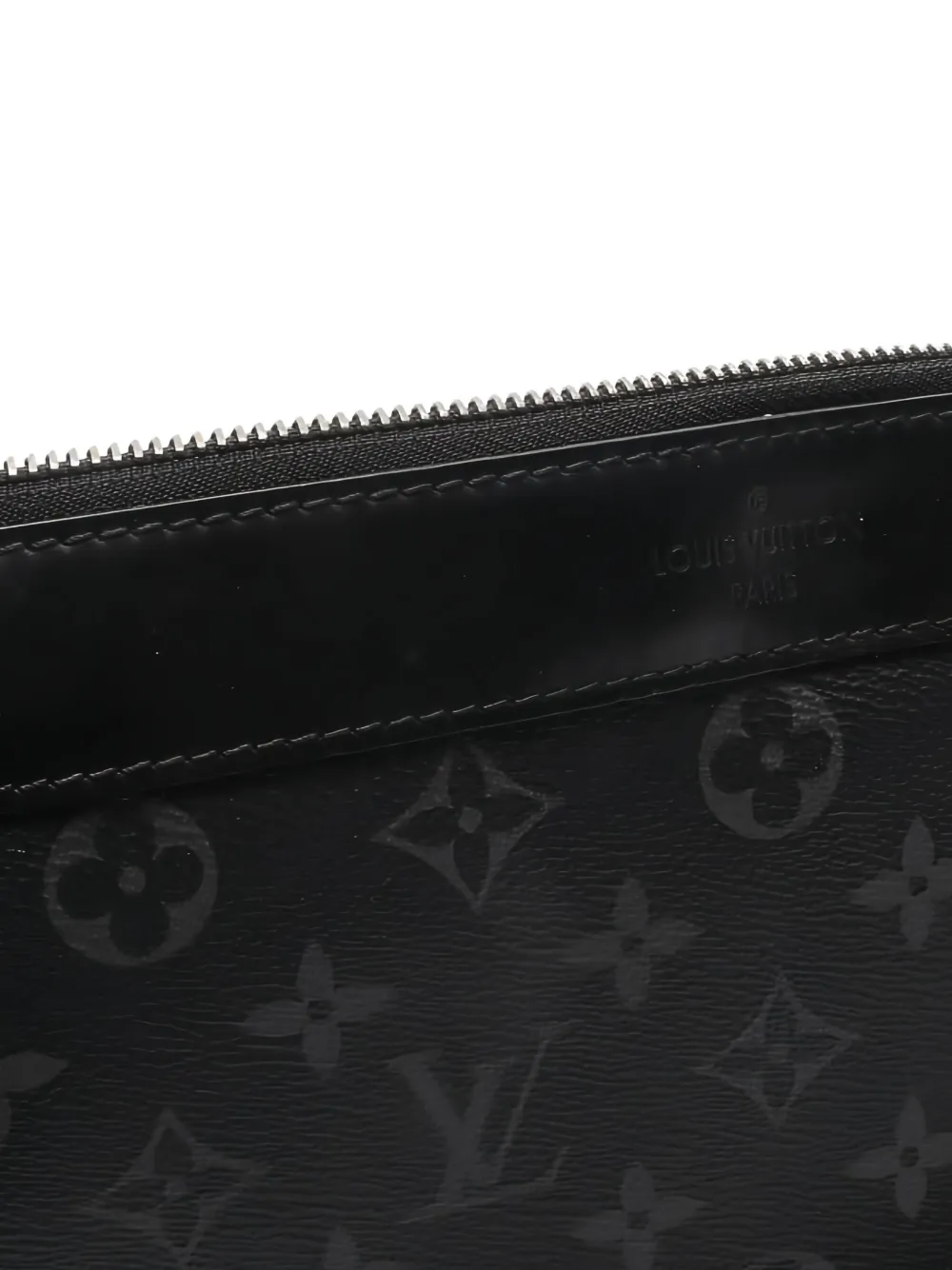 Pre-owned Louis Vuitton 2018 Discovery Monogram Clutch Bag In Black