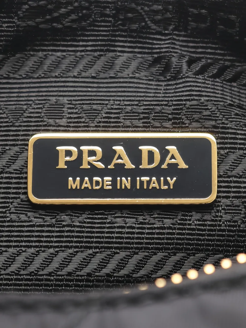 Pre-owned Prada 2020s Quilted Chain Shoulder Bag In Black