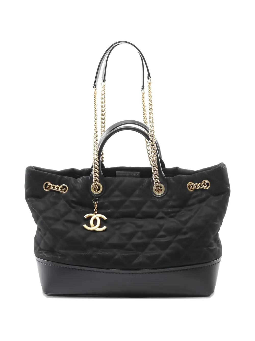 CHANEL Pre-Owned 2013-2014 マテラッセ ハンドバッグ - ブラック CHANEL Pre-Owned 2013-2014 マテラッセ ハンドバッグ - ブラック