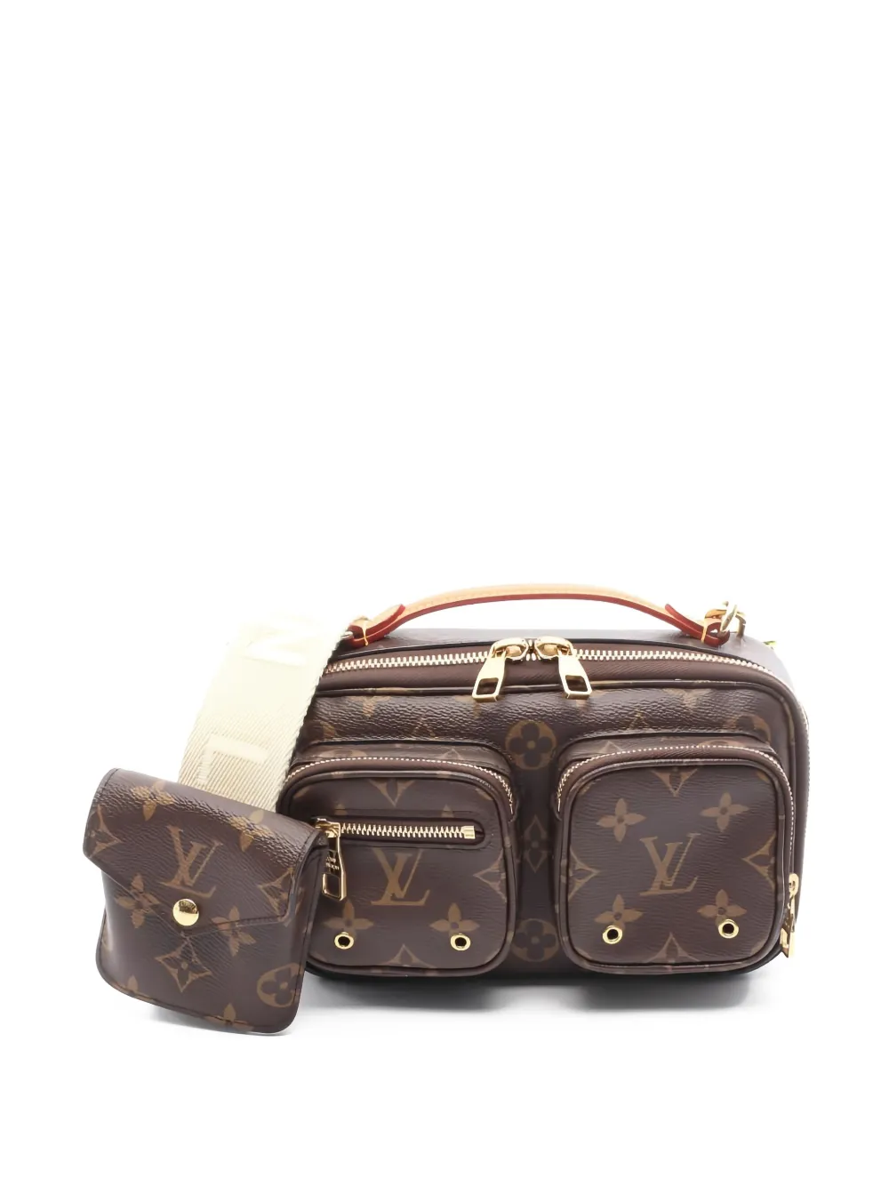 Louis Vuitton Pre-Owned 2010s モノグラム ユーティリティ ショルダーバッグ - ブラウン Louis Vuitton Pre-Owned 2010s モノグラム ユーティリティ ショルダーバッグ - ブラウン