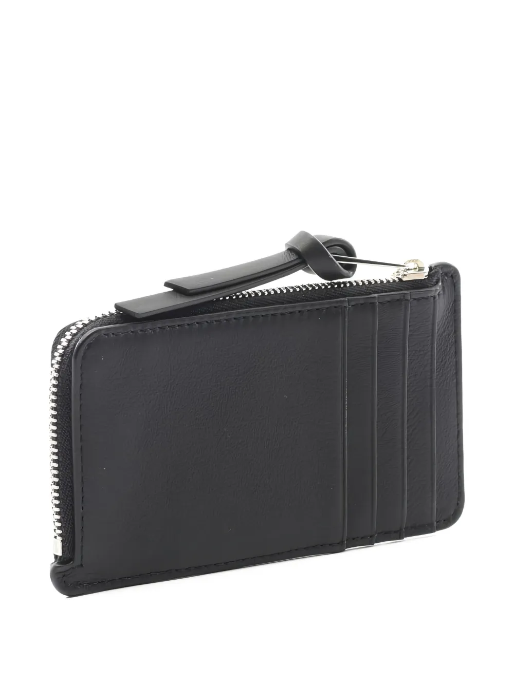 Pre-owned Loewe X Suna Fujita 2010s Printed Leather Card Case In Black