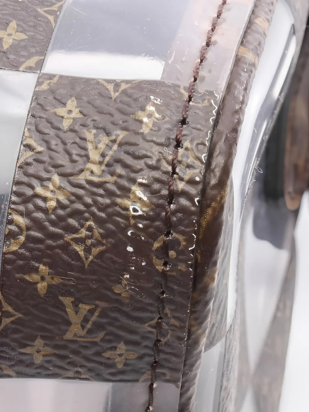 Pre-owned Louis Vuitton 2010s Keepall 25 Monogram Chess Bandouliere Handbag In Brown