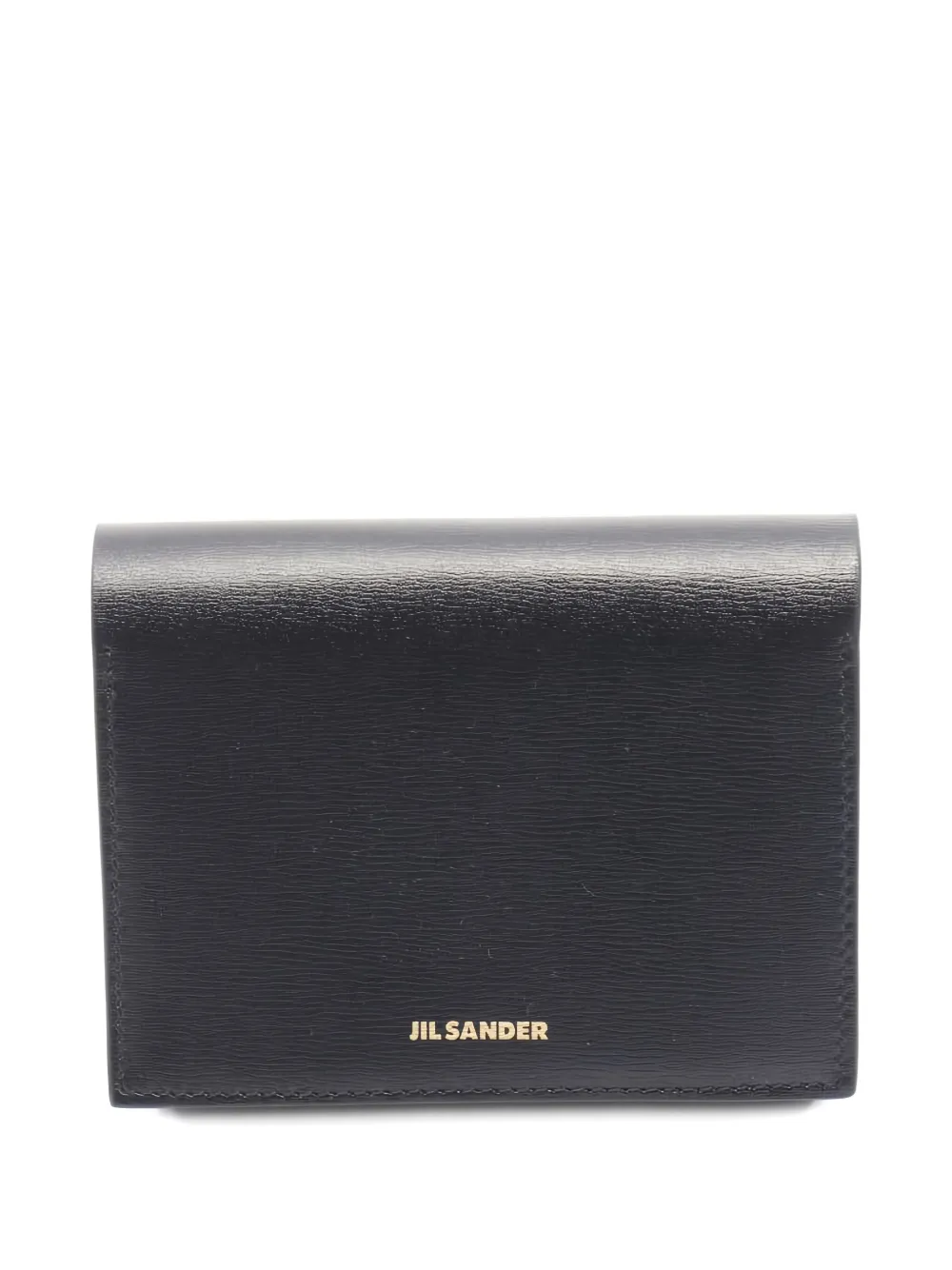 Pre-owned Jil Sander 2020s Leather Wallet In Black