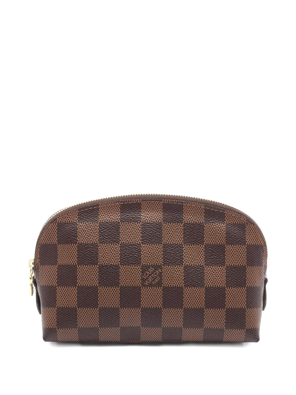 Pre-owned Louis Vuitton 2019 Damier Cosmetic Pouch In Brown