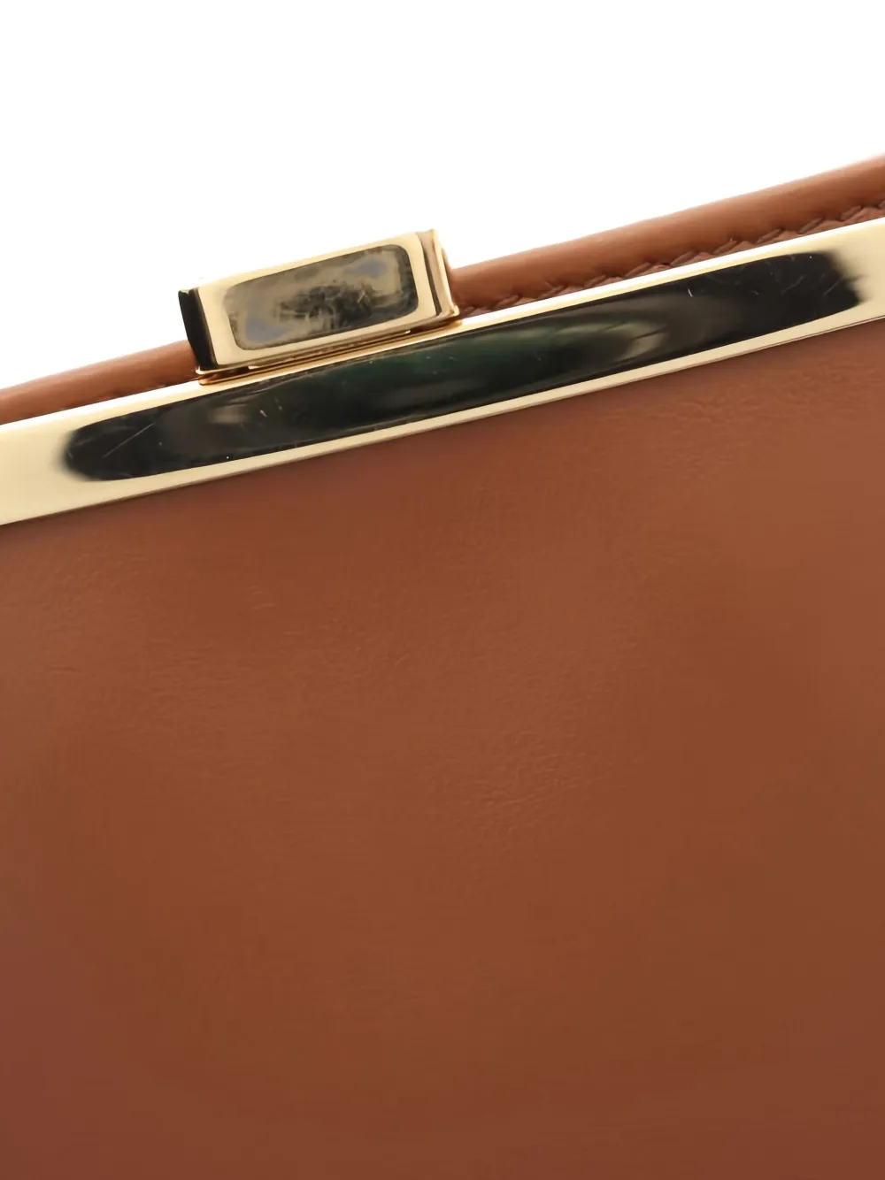Pre-owned Miu Miu 2010s Logo-lettering Leather Wallet In Brown