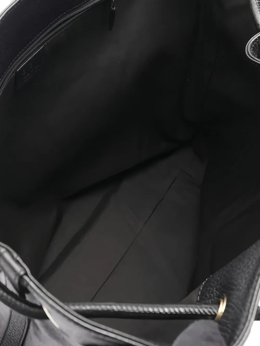 Pre-owned Gucci 2010s Coated Tote Bag In Black