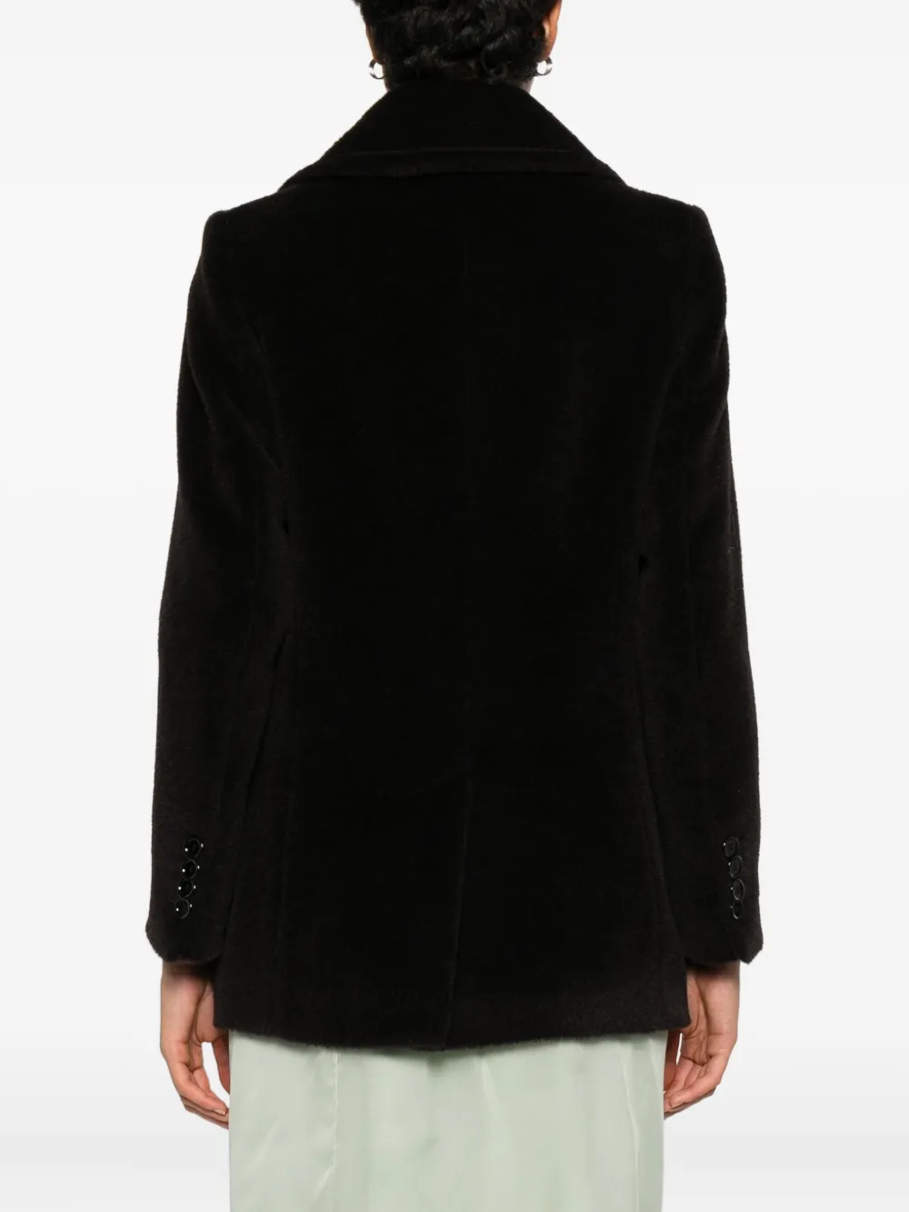 Tagliatore Jas met dubbele rij knopen Zwart