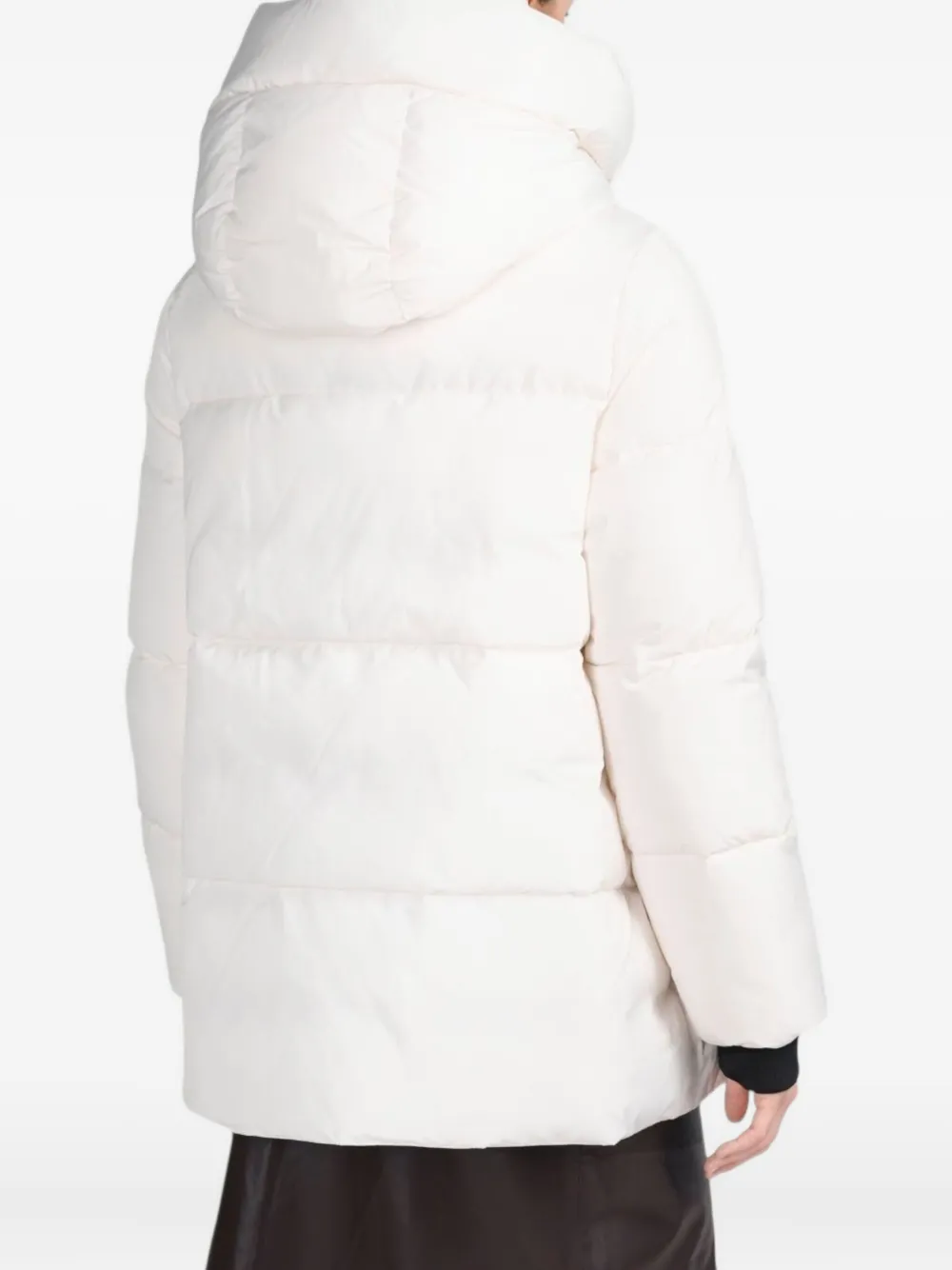Canadian Finlay Hooded Padded Coat In White
