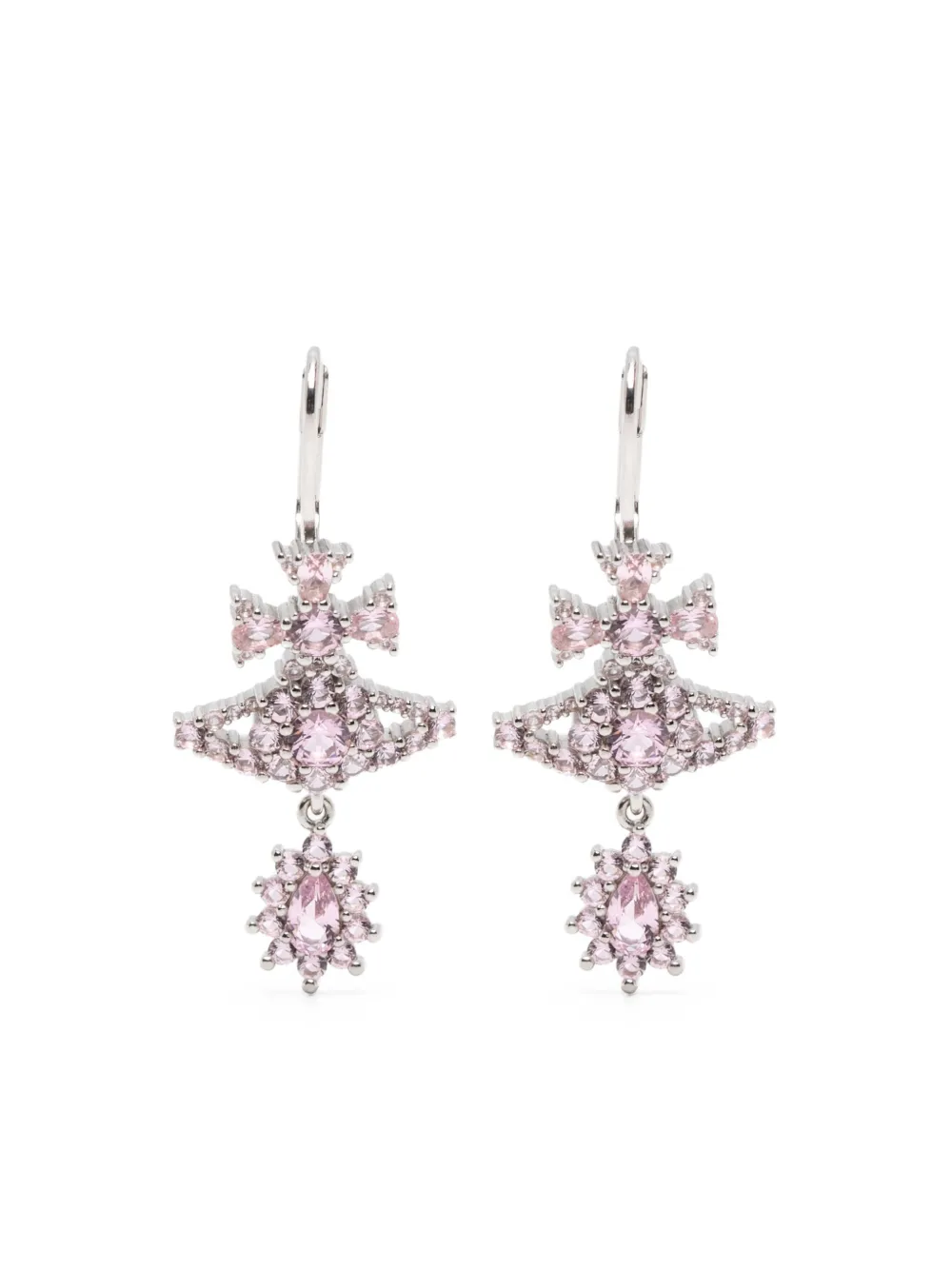 Vivienne Westwood Masha embellished earrings - Rosa