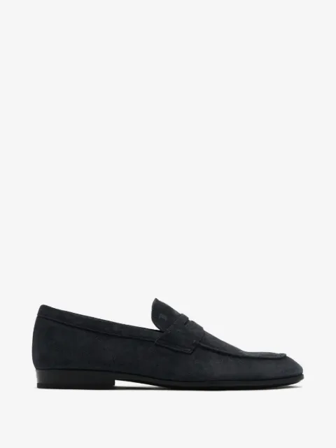 Tod's suede penny loafers