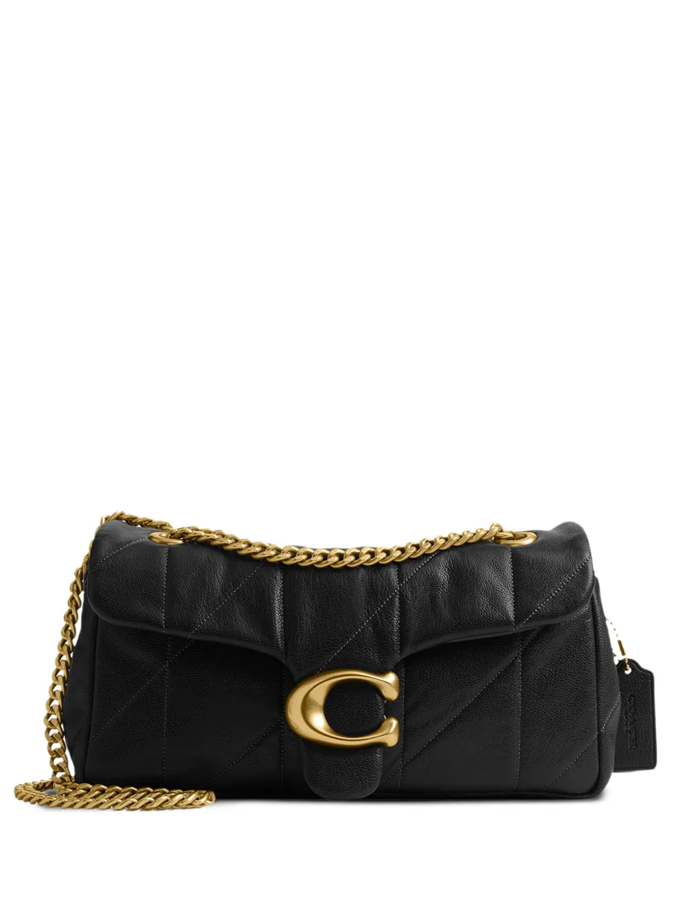 Coach Tabby quilted leather shoulder bag - Black