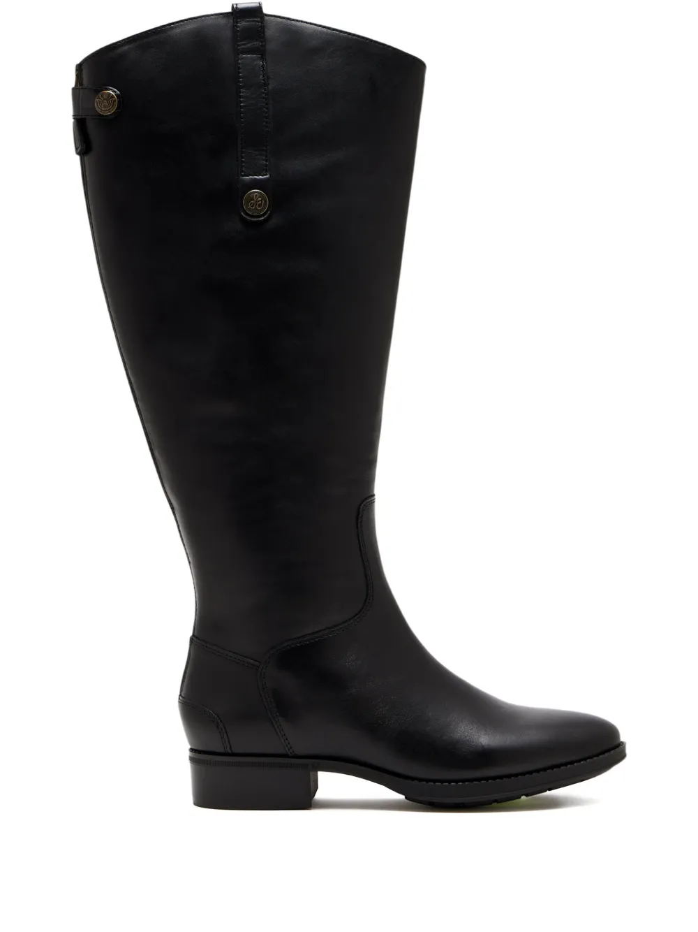 Sam Edelman Leren laarzen met rits Zwart