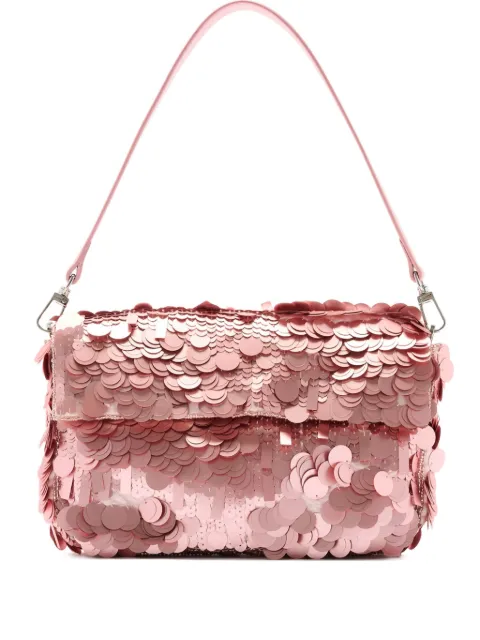 STAUD Timmy sequin embellished shoulder bag