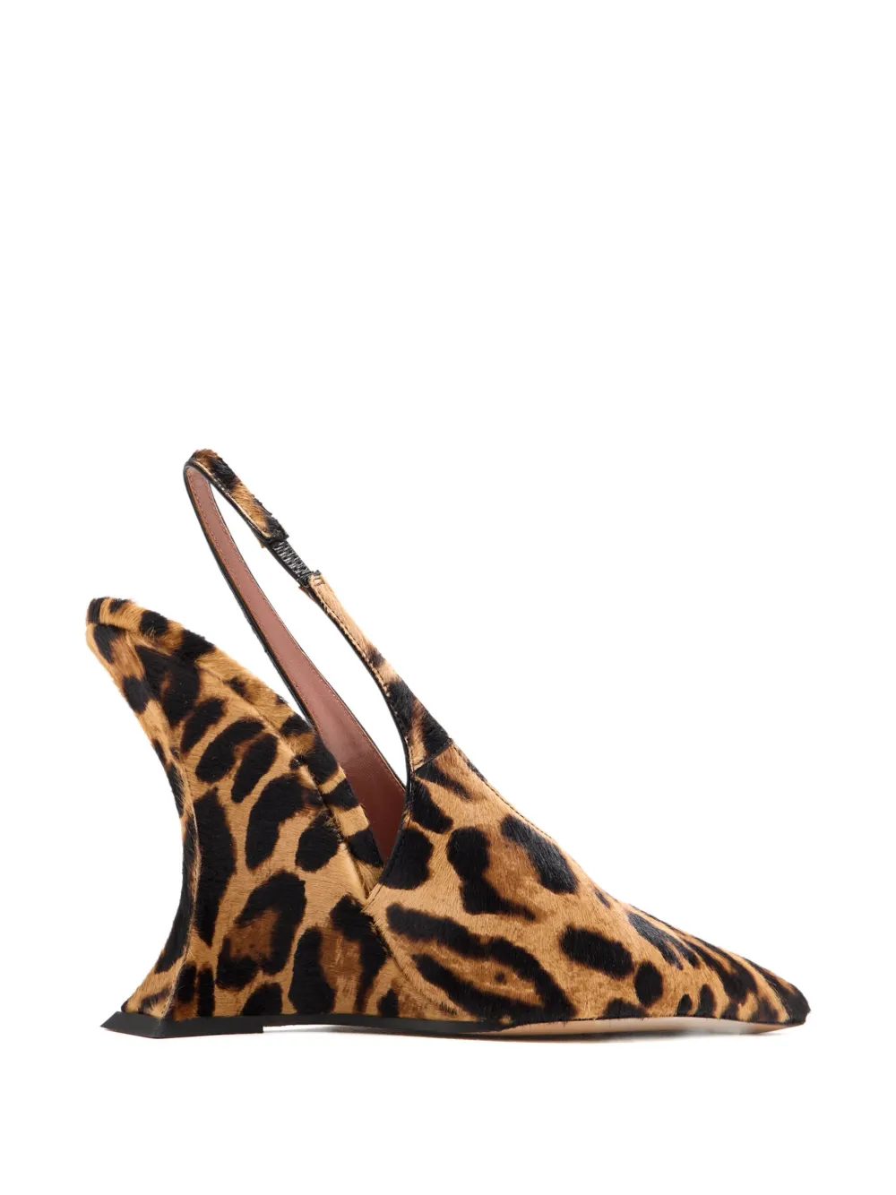 Paris Texas 105 mm Nina pumps met luipaardprint Bruin