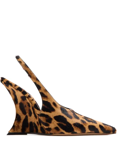 Paris Texas zapatillas Nina con estampado de leopardo y tacón de 105mm