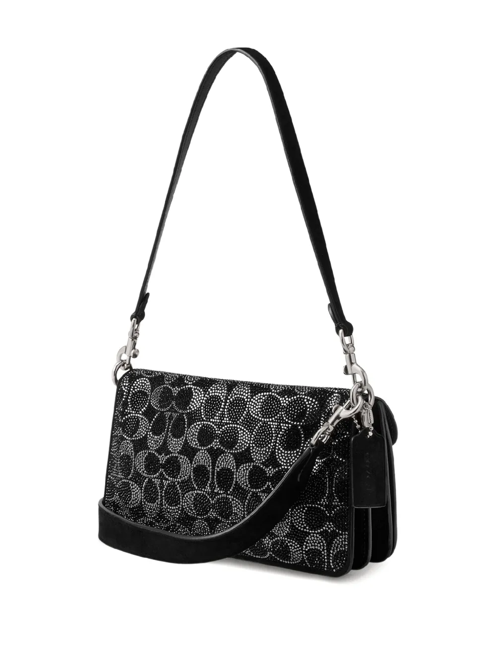 Coach Tabby logo-embellishment patterned shoulder bag - Zwart