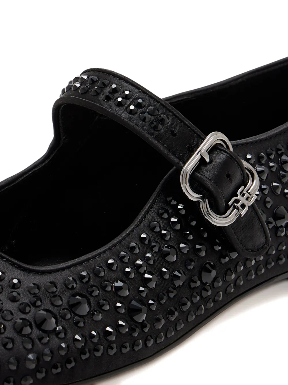 Sam Edelman Verfraaide ballerina's met gesp Zwart