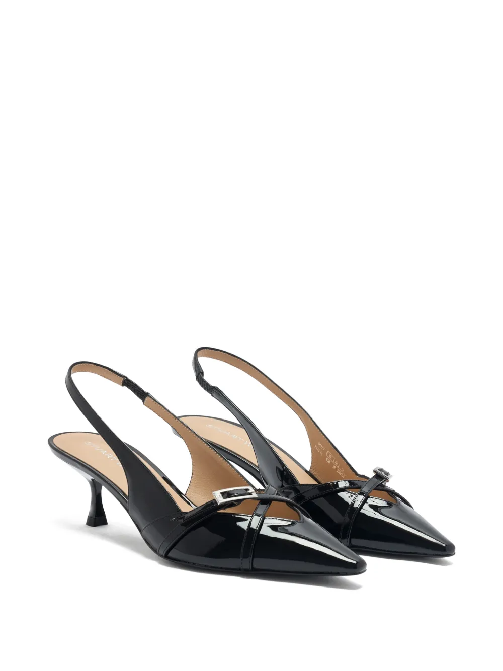 Stuart Weitzman Georgie pumps met gesp Zwart