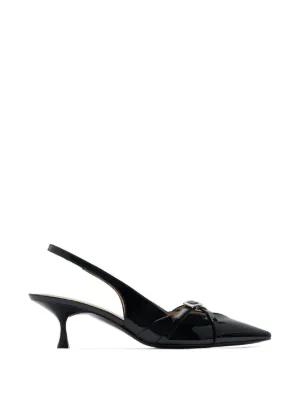 Dolce & Gabbana Bow 30mm スリングバック パンプス | ブラック