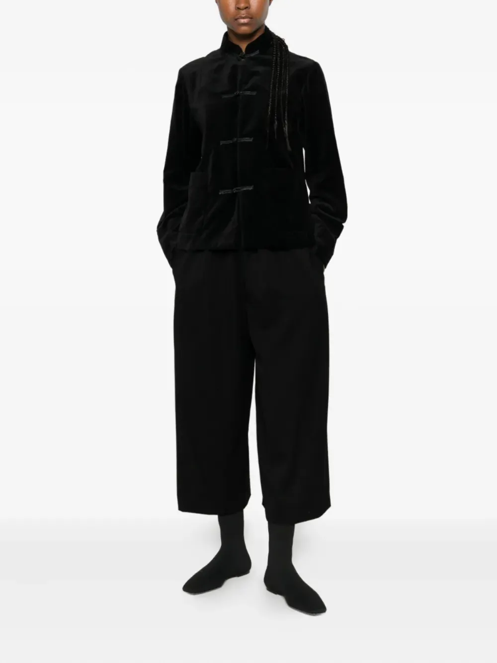 Comme Des Garçons Comme Des Garçons Elastische broek - Zwart