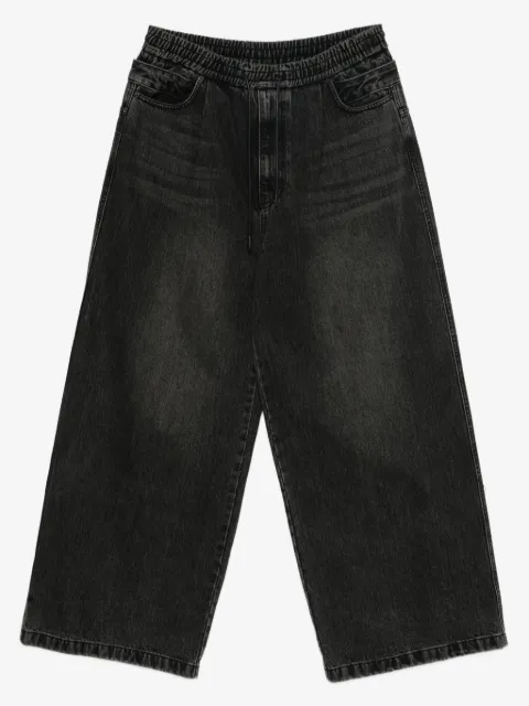 Juun.J elastic-waistband jeans