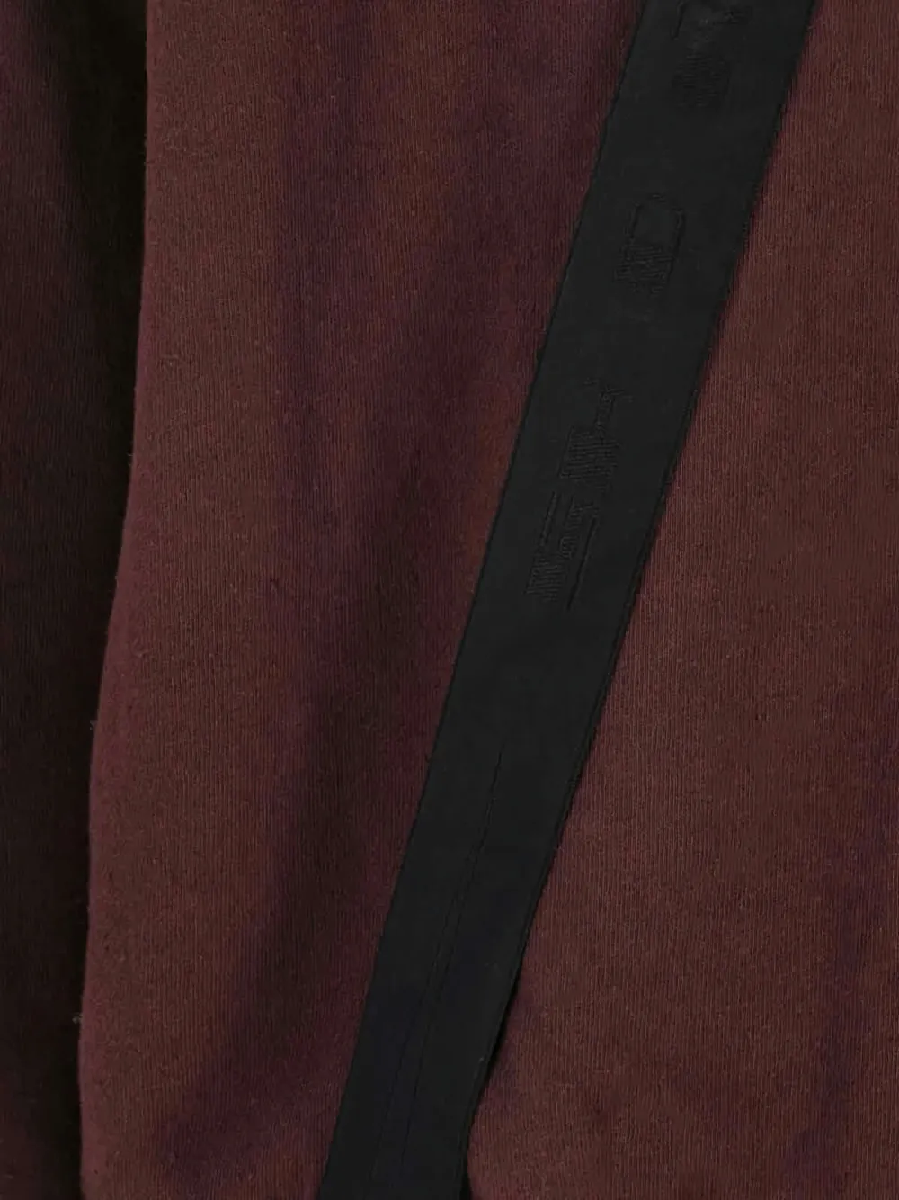 Rick Owens DRKSHDW Jumbo Gimp sweater met capuchon en rits Rood