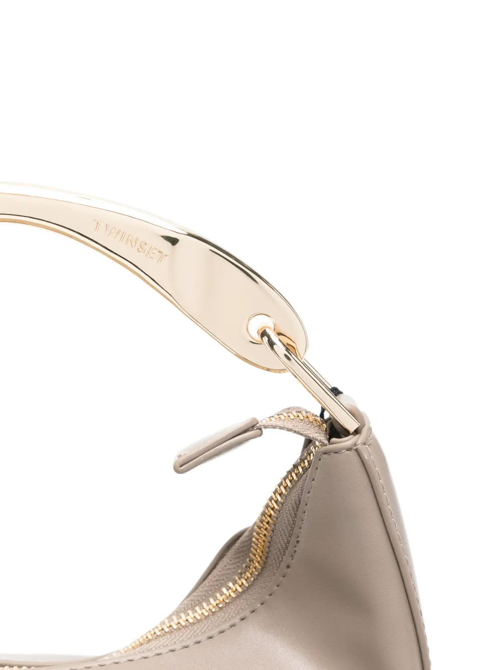 TWINSET Shopper met metalen handvat Grijs