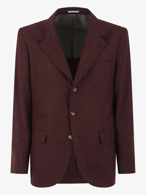 Brunello Cucinelli blazer à carreaux