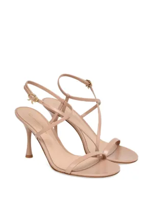 Jimmy Choo Azia 75mm patent-leather Sandals | Pink | FARFETCH