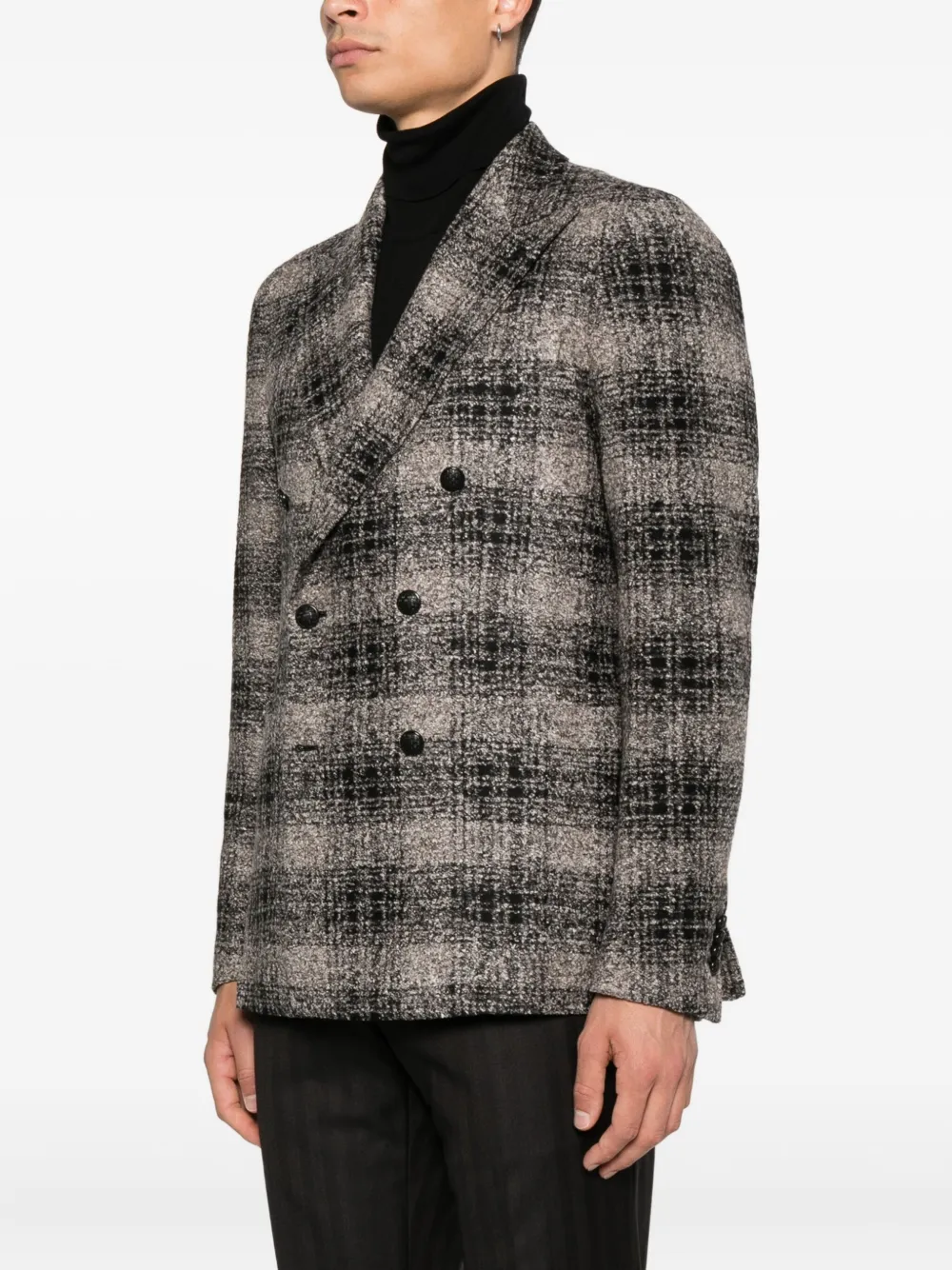 Tagliatore Blazer met dubbele rij knopen Bruin