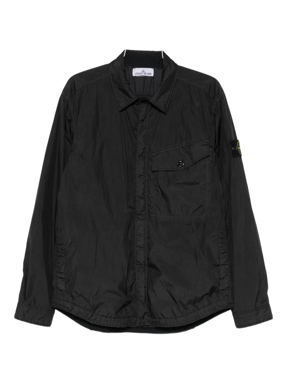 Stone Island flap-pocket jacket - ブラック Stone Island flap-pocket jacket - ブラック