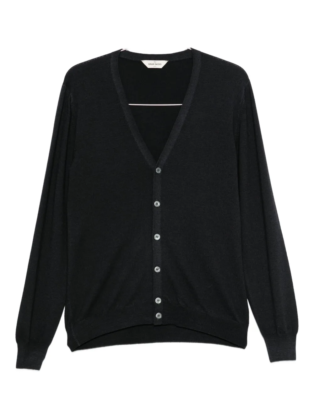 Gran Sasso cárdigan con botones y cuello en V | gris | Image 1