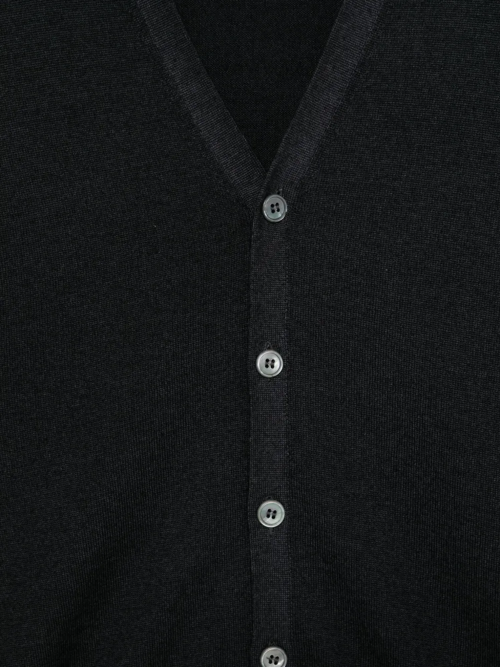  Gran Sasso V-neck Button Cardigan - Grey 