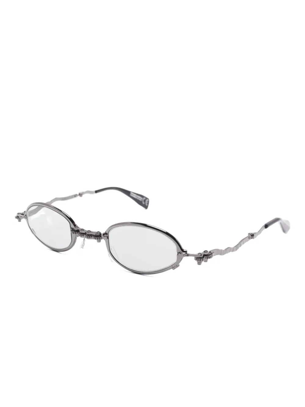 Kuboraum Oval-frame Glasses In Black