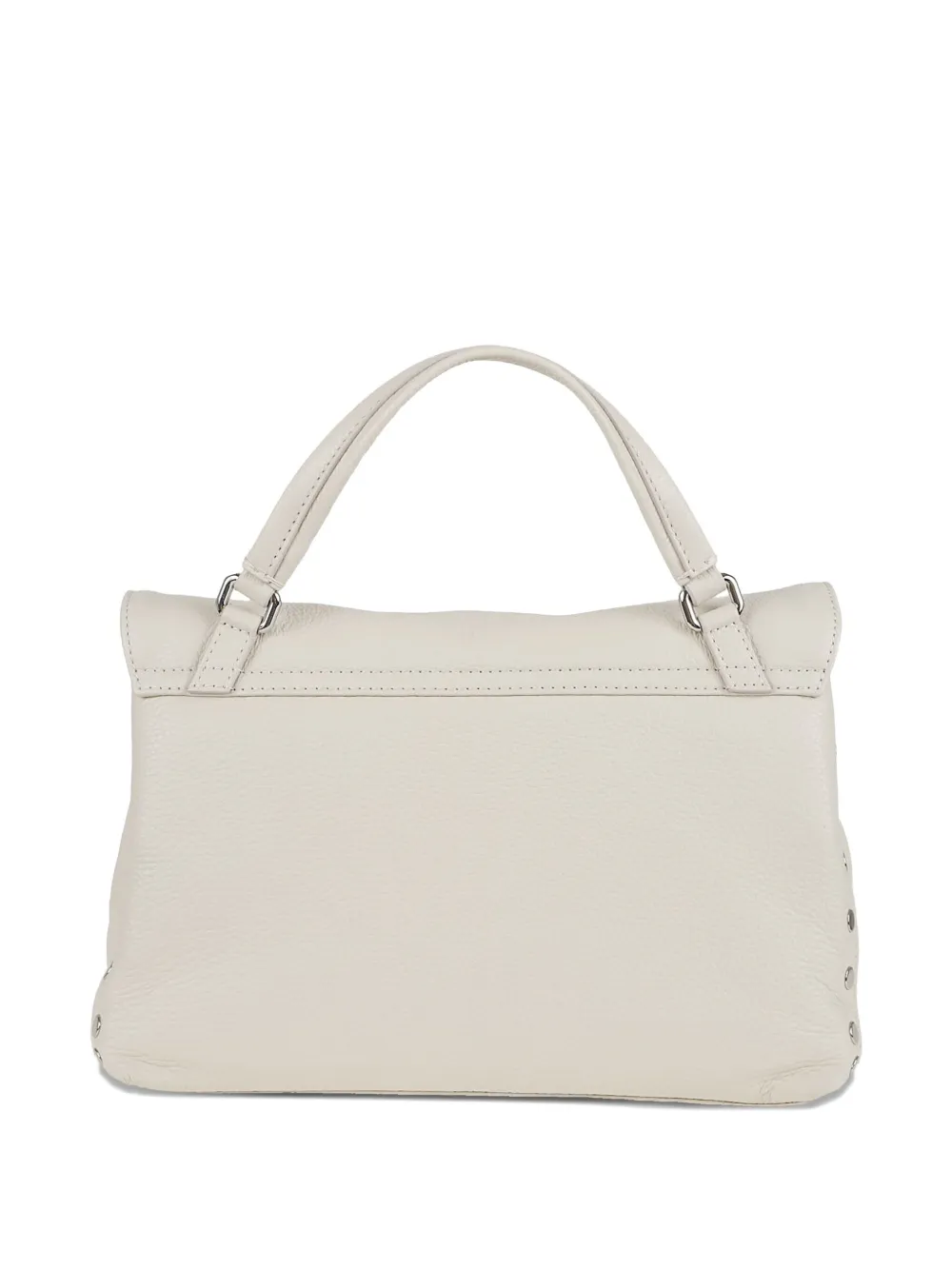 Zanellato Postina studded leather shoulder bag - Beige