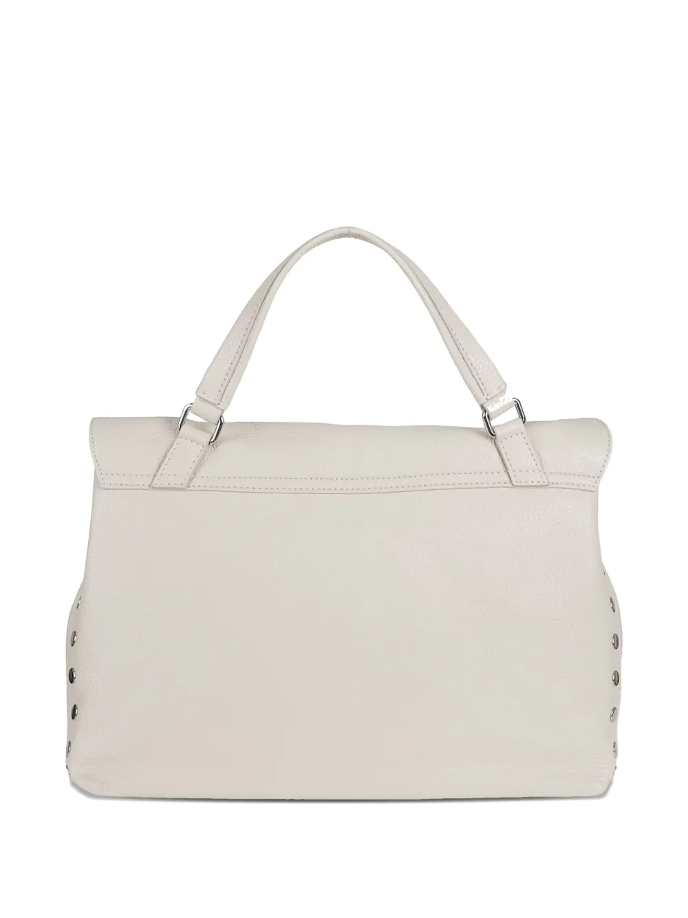 Zanellato turn-lock-fastening medium tote bag - Wit