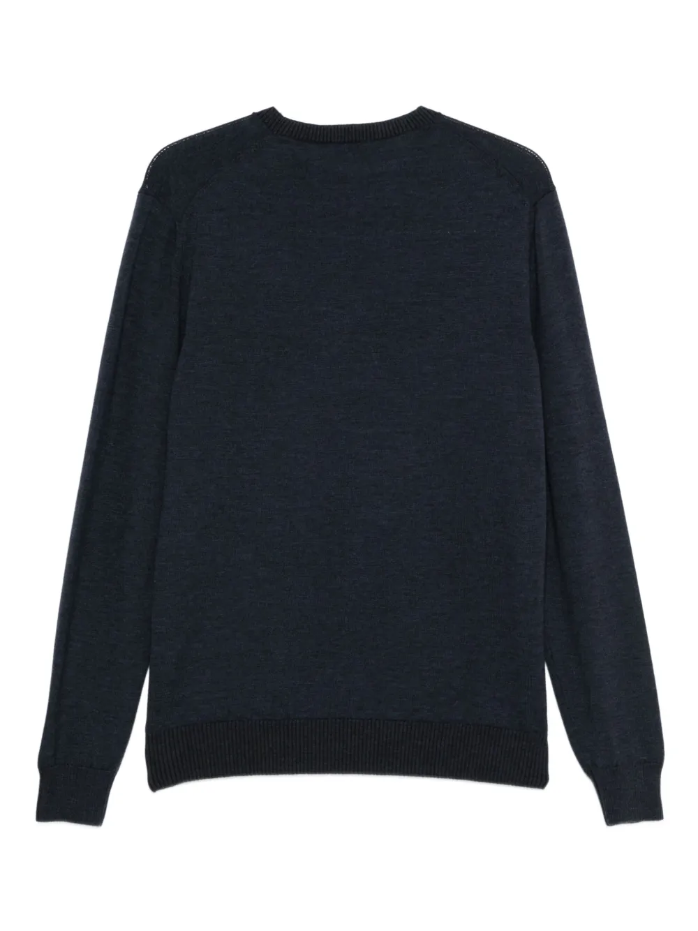 Gran Sasso crew-neck wool sweater - Blauw