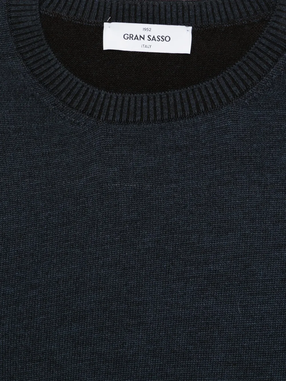 Gran Sasso Wollen trui met ronde hals Blauw