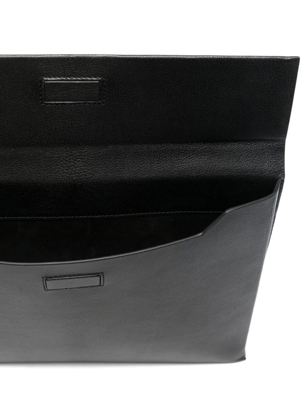 TOM FORD Leren clutch Zwart