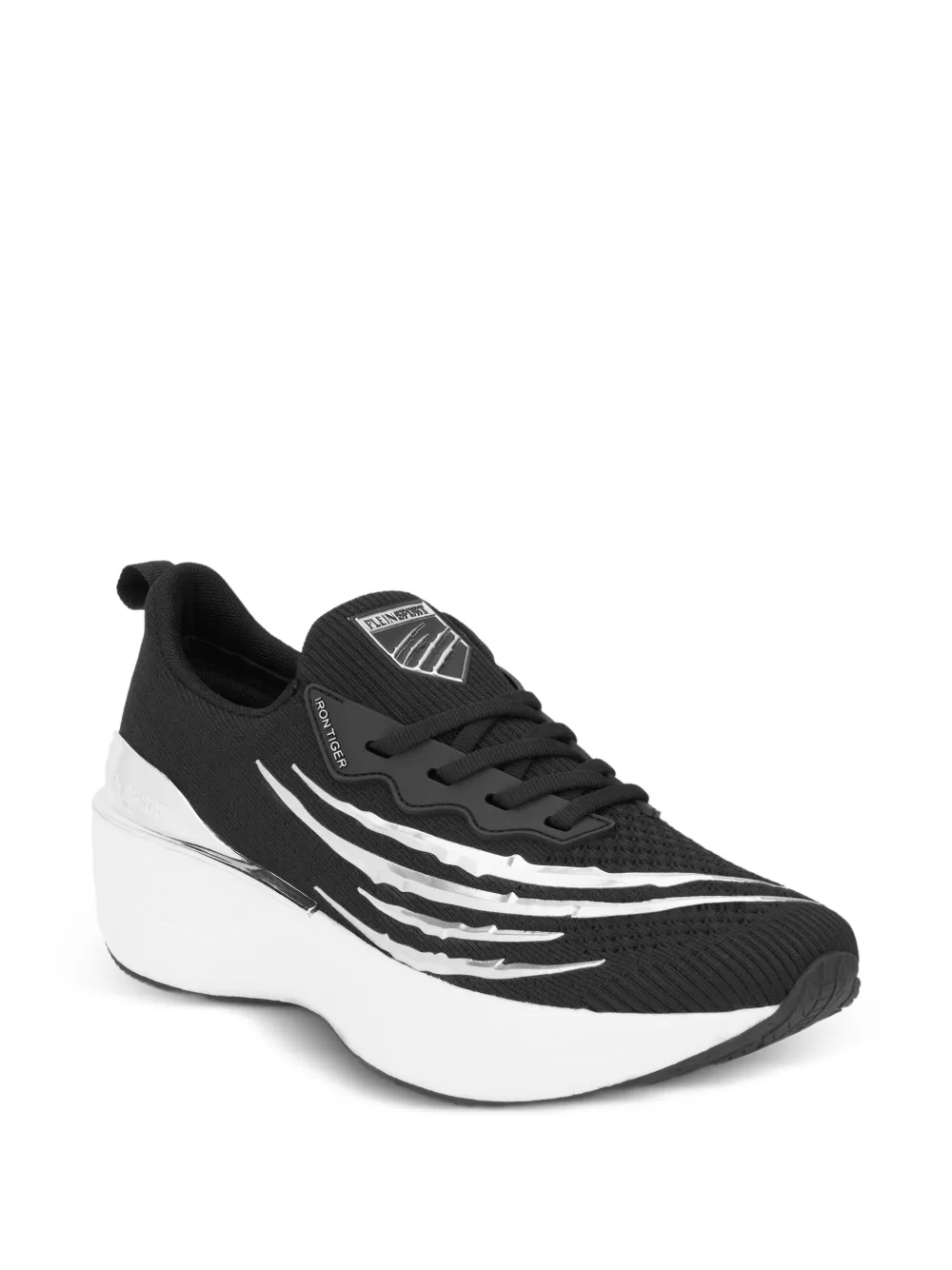Plein Sport Tiger Scratch Iron Tiger sneakers Zwart