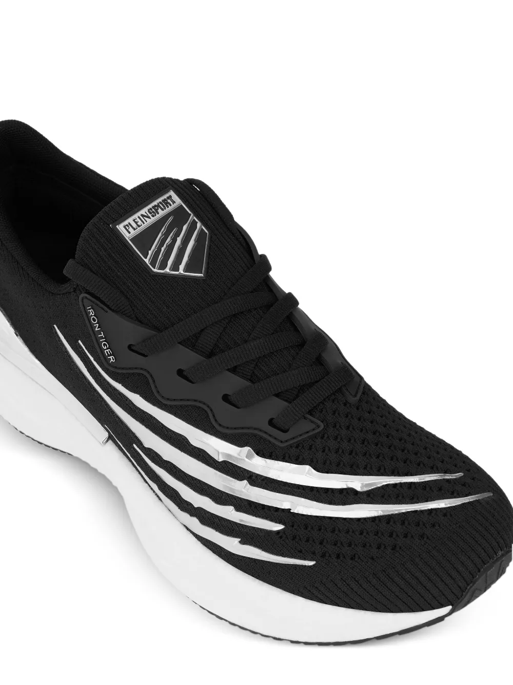 Plein Sport Tiger Scratch Iron Tiger sneakers Zwart