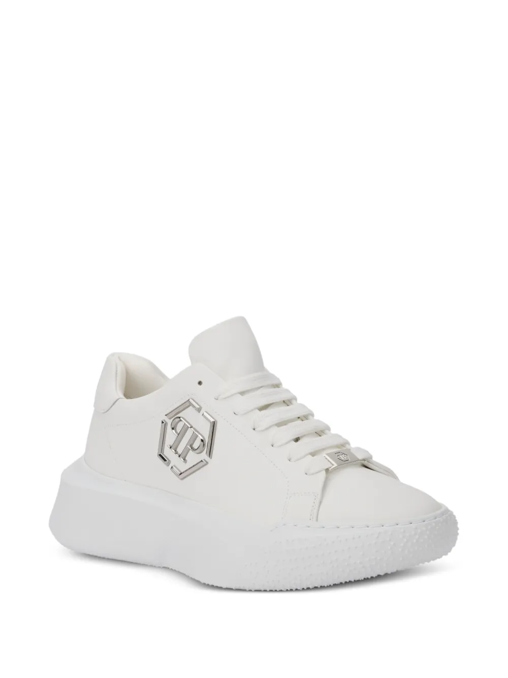 Philipp Plein Godzilla hexagon logo plaque runner trainers | Low-Tops | Image 2