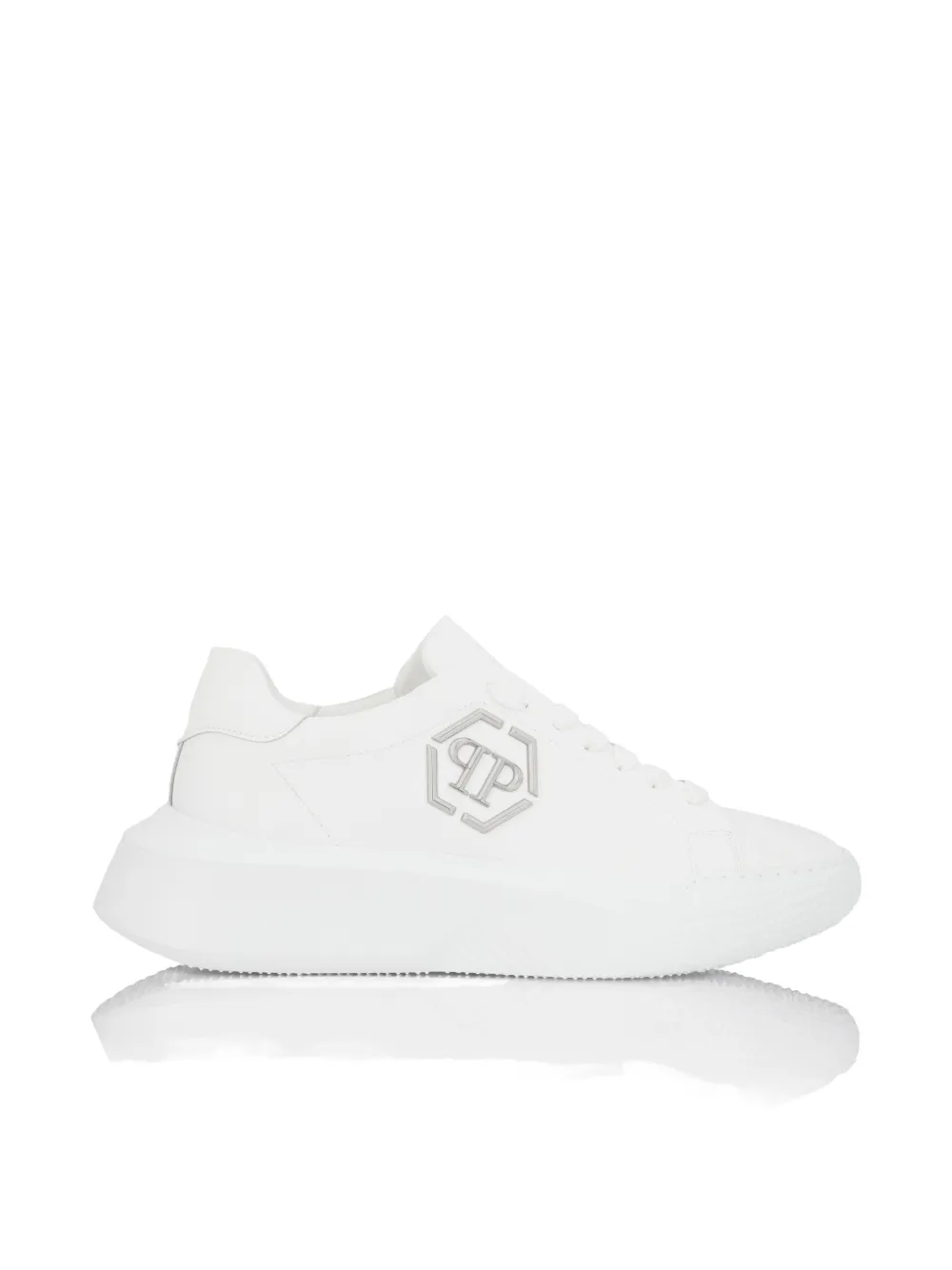 Philipp Plein Sneakers Godzilla con applicazione - Bianco
