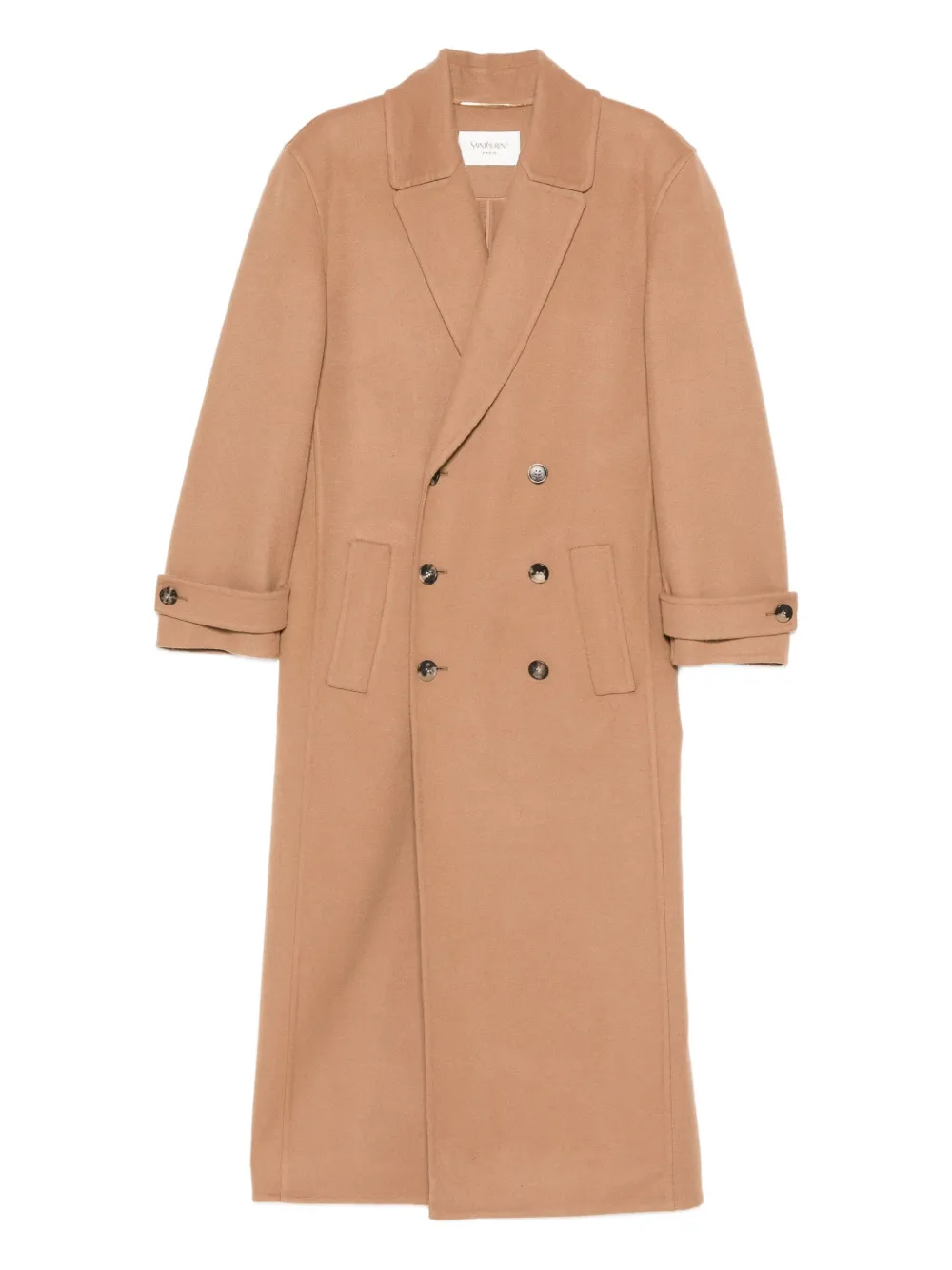 Saint Laurent double-breasted coat | Brown | Image 1