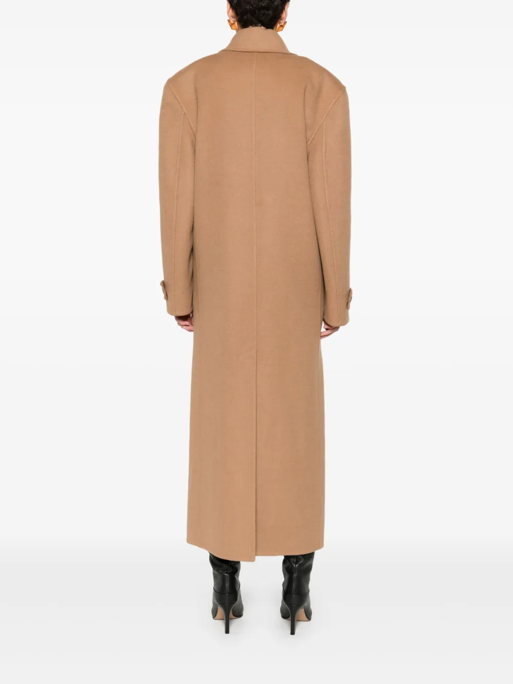 Saint Laurent Jas met dubbele rij knopen Bruin